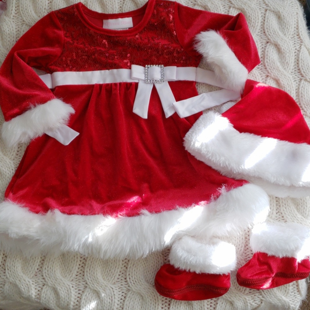 Adorable Mrs Santa Christmas Holiday Dress